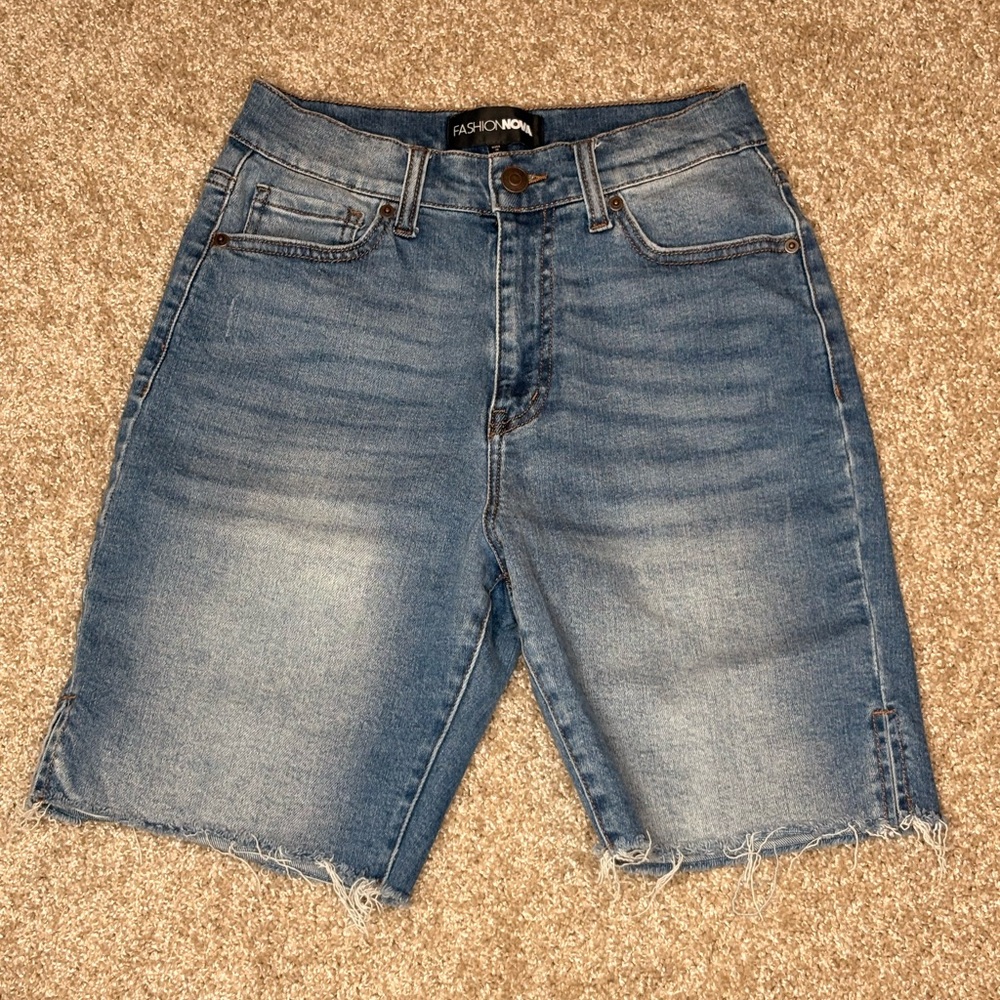 Fashion Nova women’s Light Blue Jean Shorts